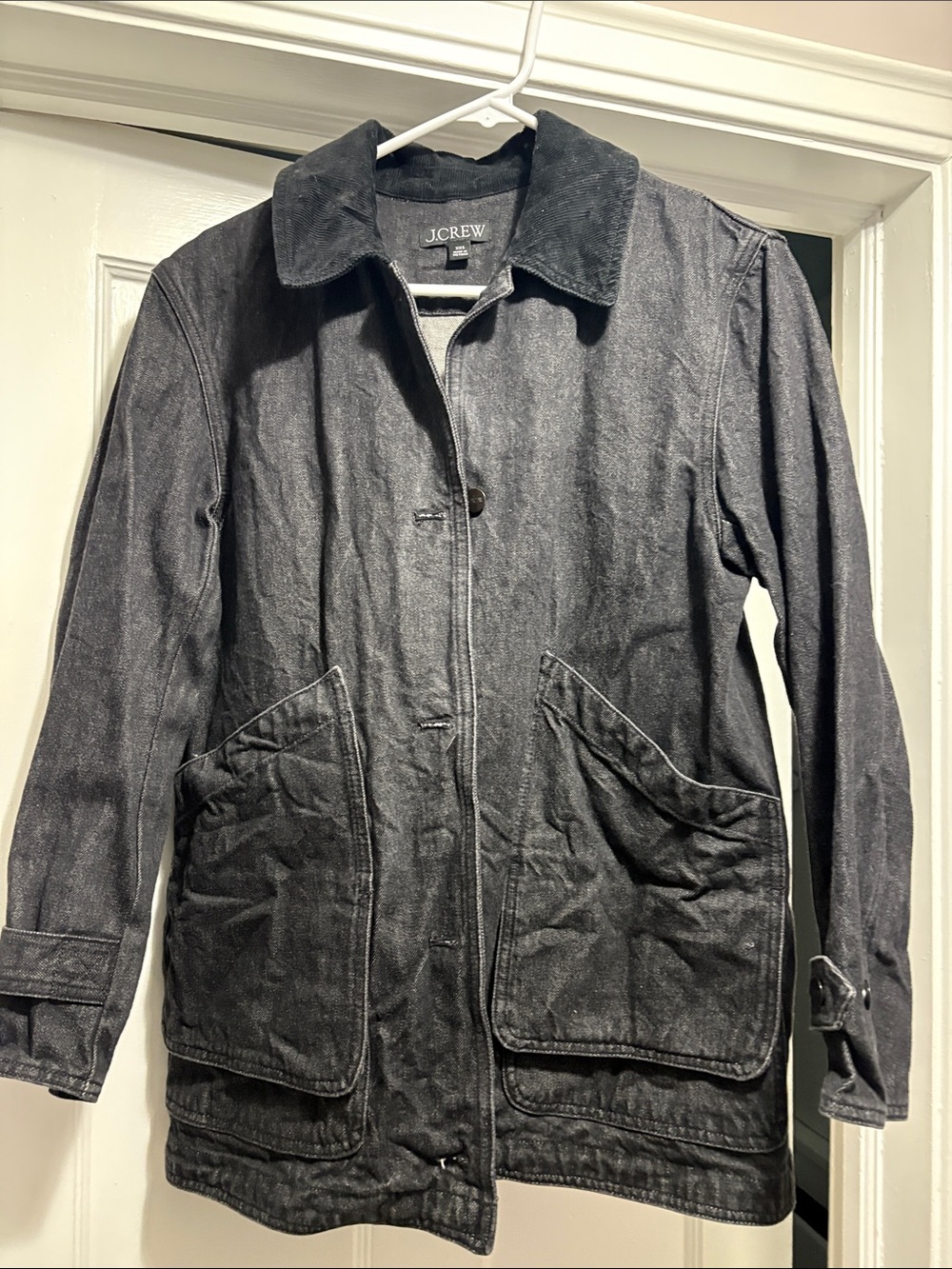 J. Crew Men's Charcoal Gray Military-Style Field Jacket
